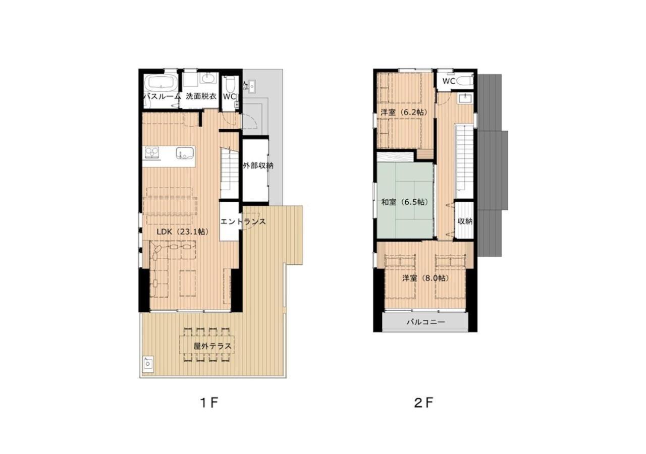 Rakuten STAY HOUSE 九十九里一宮  102　3LDK バーベキューテラス付 Ichinomiya  エクステリア 写真